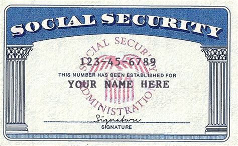 social security number usa.